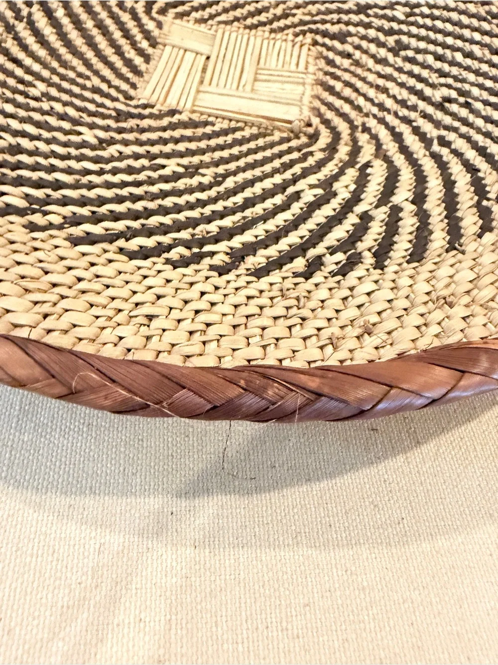 NEW Africa Woven Basket. Made by the Binga people of Zambia/Zimbabwe